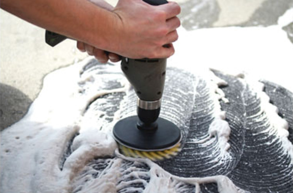 SM Arnold Carpet Drill Brush Yellow