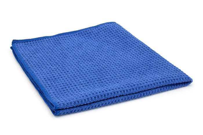Waffle-Weave Microfiber Towel (16 in. x 24 in.) - Windows, Glass, Hand Towel