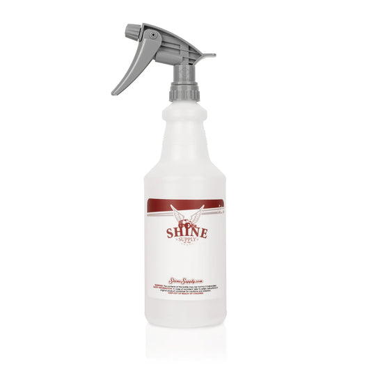 SHINE SUPPLY 32OZ. BOTTLE W/ CHEMICAL SPRAYER