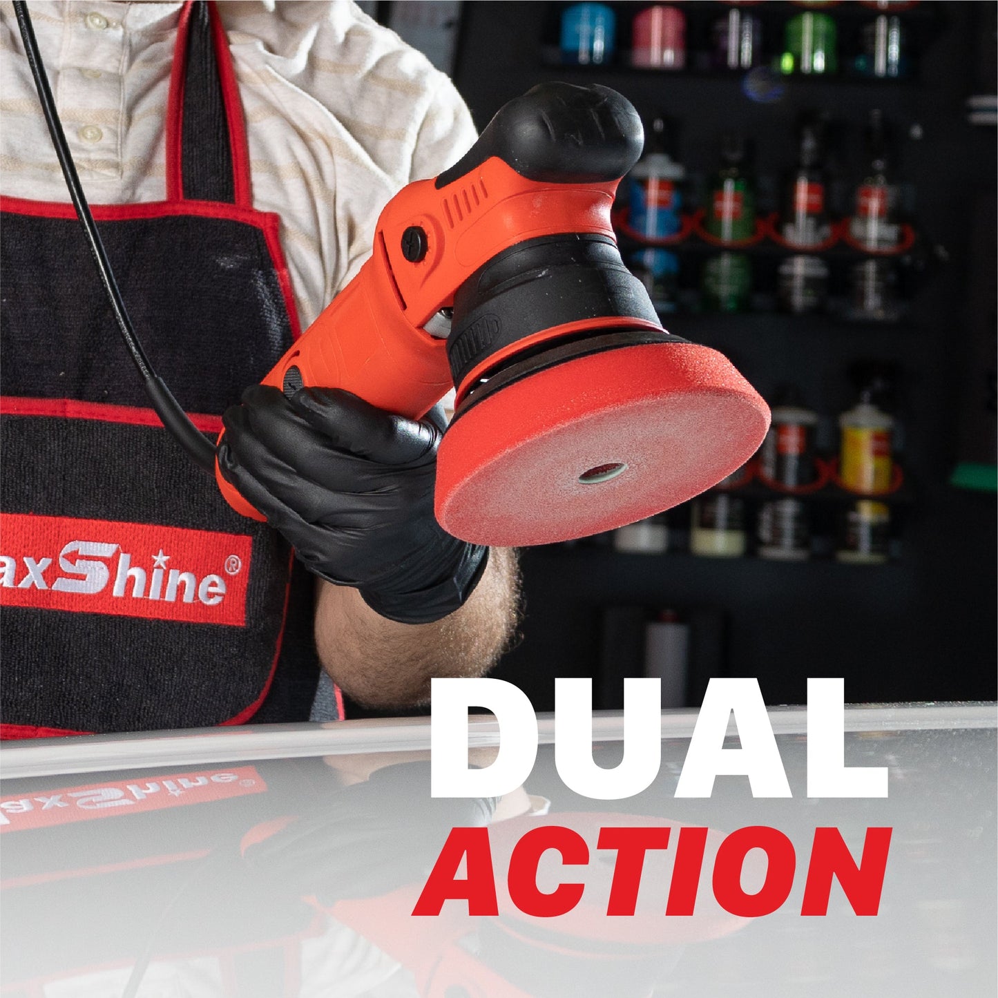 DUAL ACTION POLISHER FOR CAR DETAILING | M8S V2 - 5IN PLATE, 8MM THROW, 1000W
