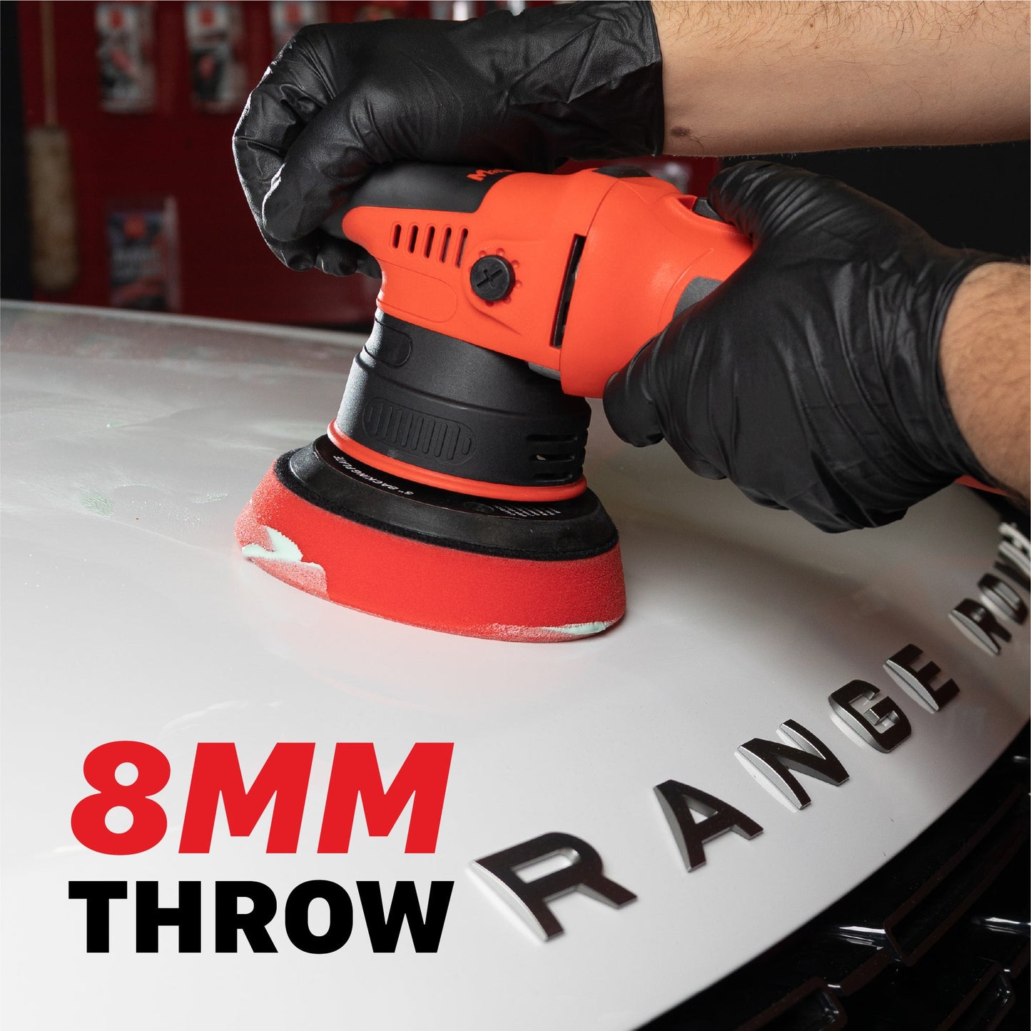 DUAL ACTION POLISHER FOR CAR DETAILING | M8S V2 - 5IN PLATE, 8MM THROW, 1000W