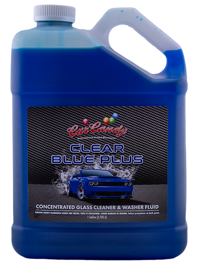 CLEAR BLUE PLUS CONCENTRATED GLASS CLEANER & WASHER FLUID - GALLON
