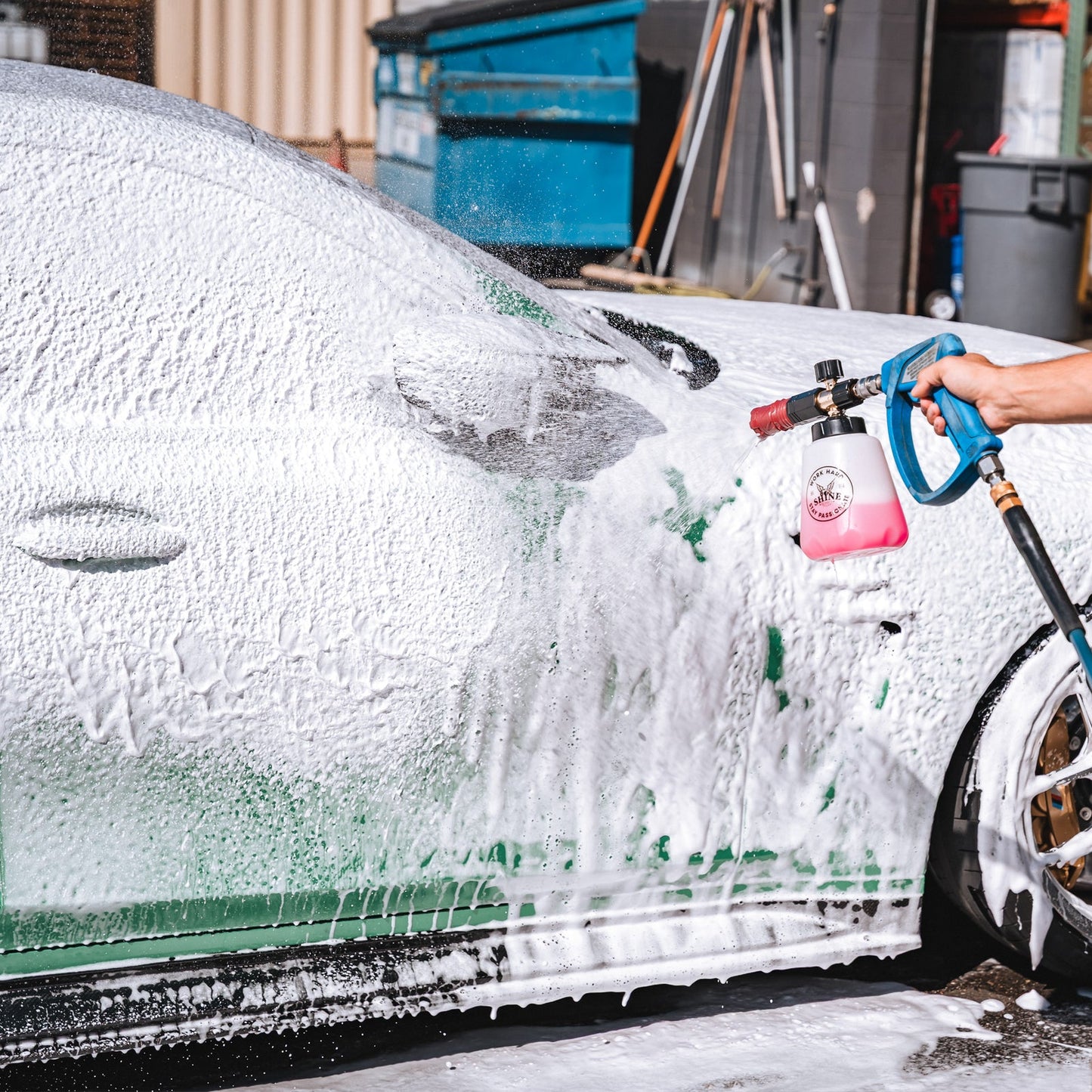THE FOAM THROWER W/ FREE 16OZ SOAP - FOAM CANNON