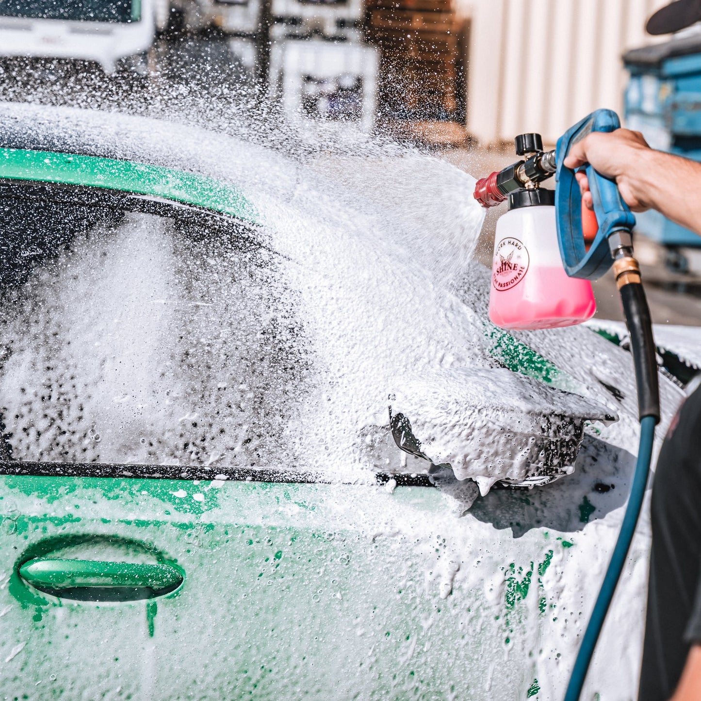 THE FOAM THROWER W/ FREE 16OZ SOAP - FOAM CANNON