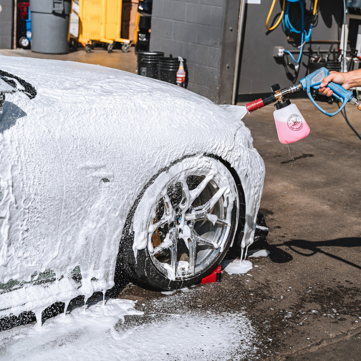 THE FOAM THROWER W/ FREE 16OZ SOAP - FOAM CANNON