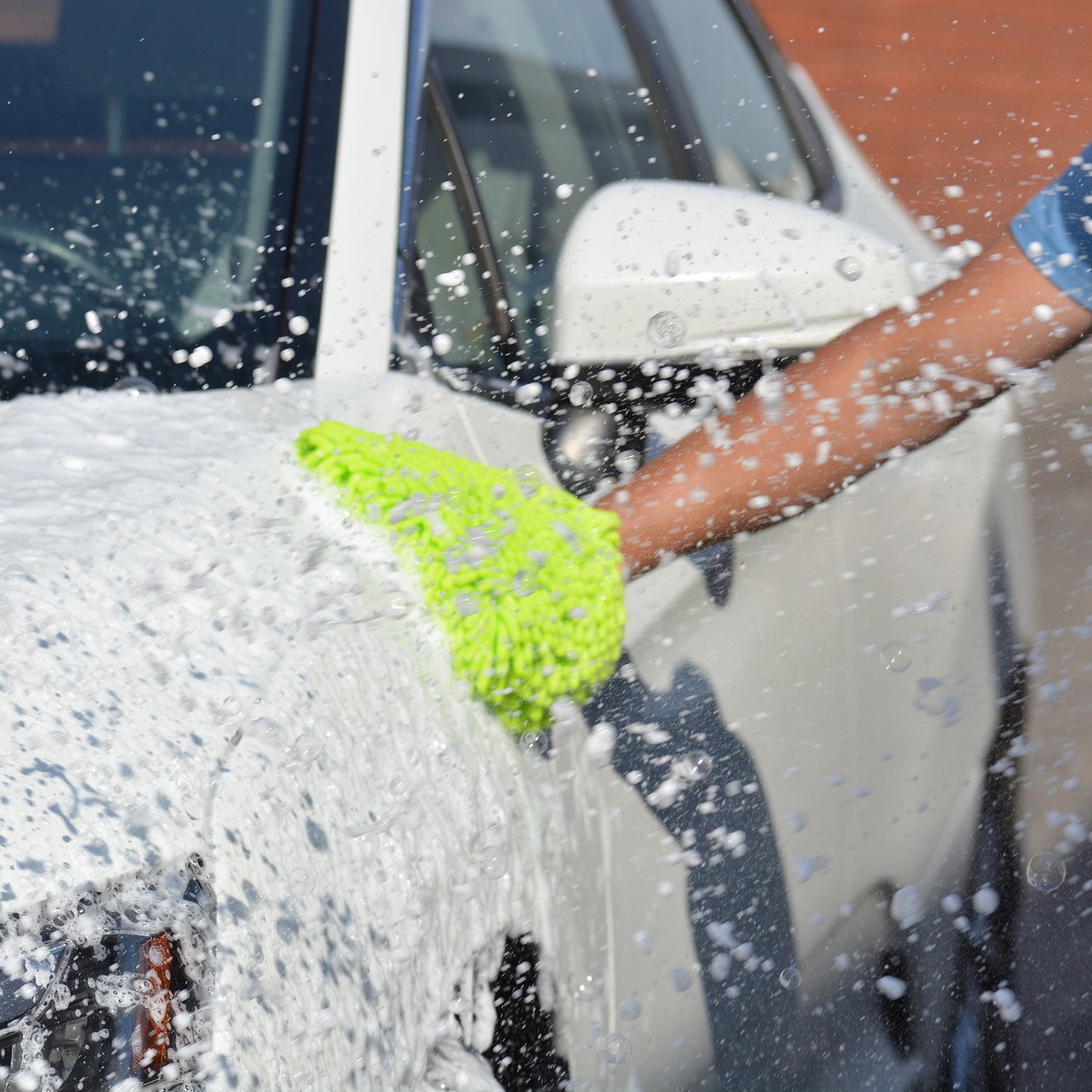 Chenille Wash Mitt, 1500 GSM