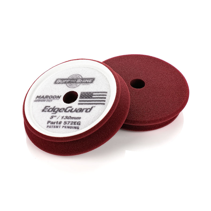 Buff and Shine EdgeGuard Maroon Medium Cut Foam Pad