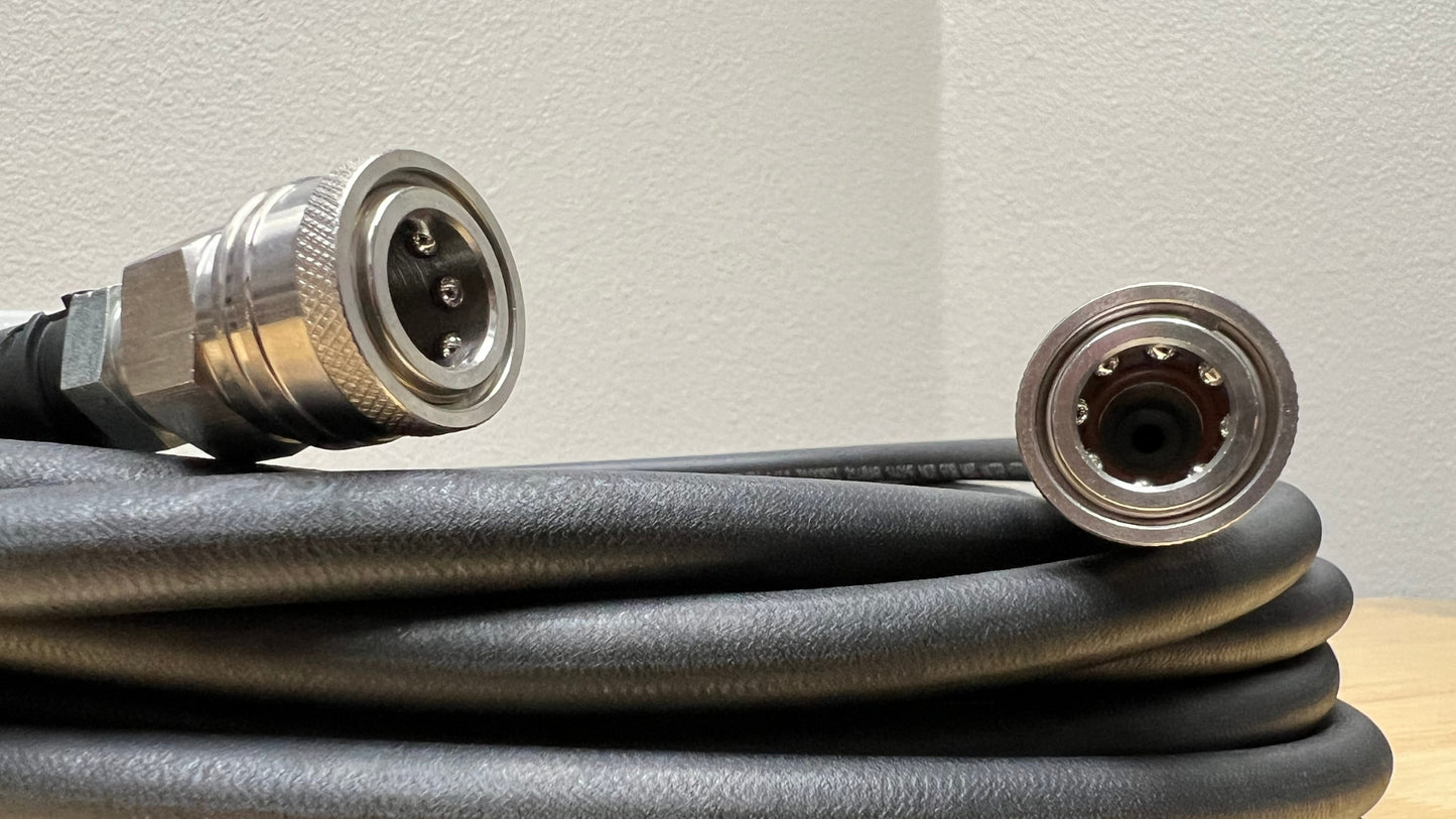 QUIVRFLEX Pressure Wash Hose (1/4in Black)